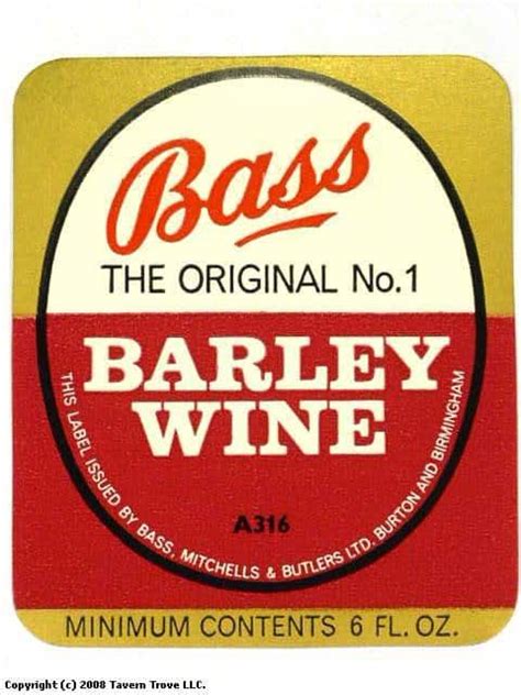 bass no 1 barley wine.